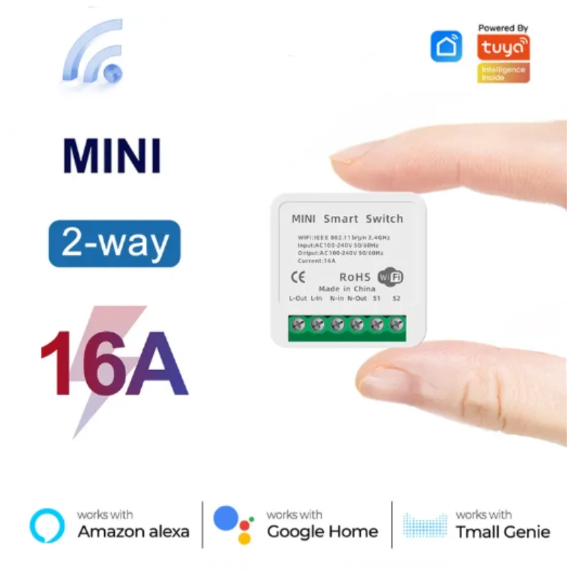 Home Automation Ideas - 미니 16A WiFi 스위치 스마트 라이프