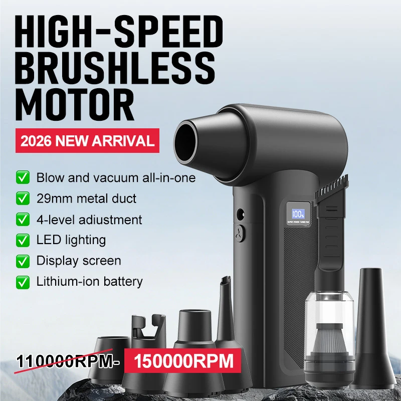 Home Automation System Diy - 무선 터보 팬 블로워 150000RPM 휴대용