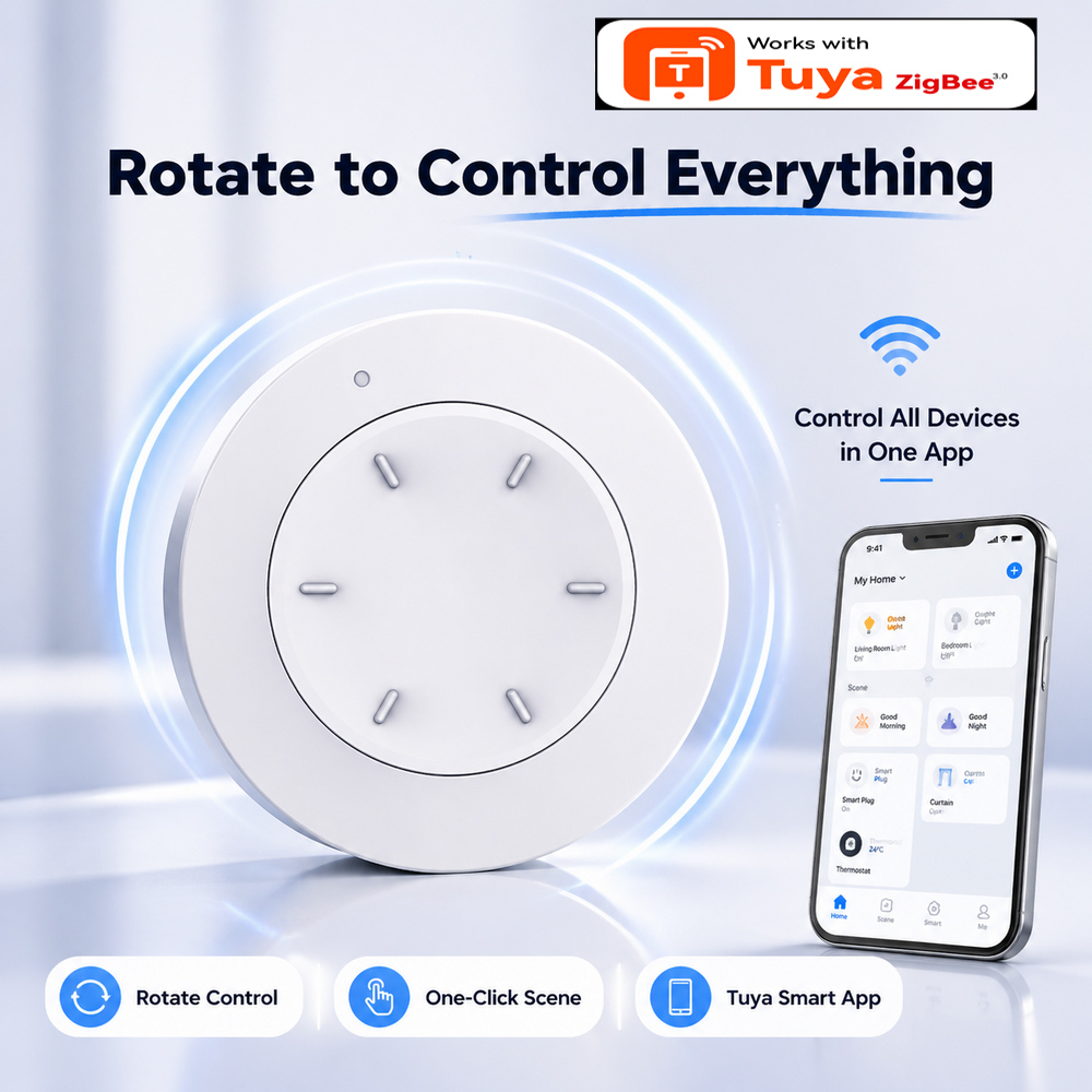 Home Automation Ideas - 스마트 지그비 노브 스위치는 투야 스마트