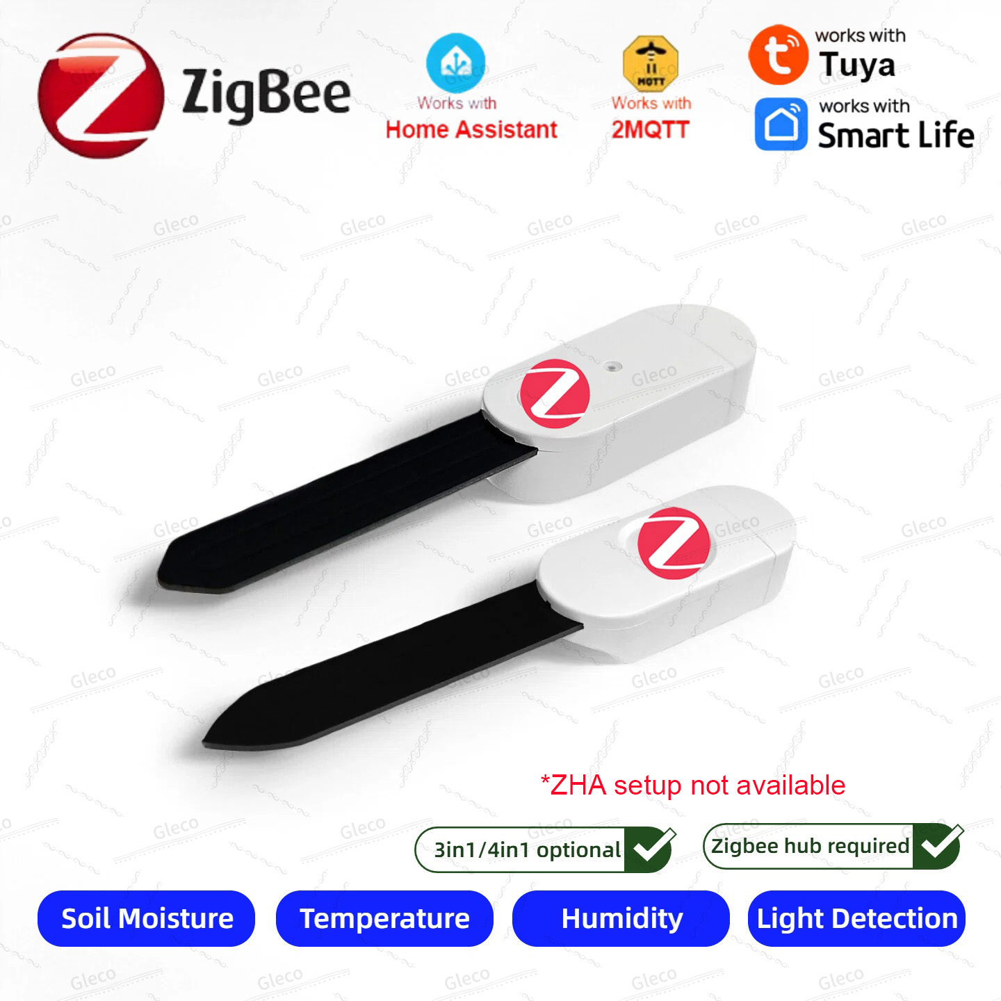 Home Automation Ideas - Zigbee 토양 수분 센서 미터 온도