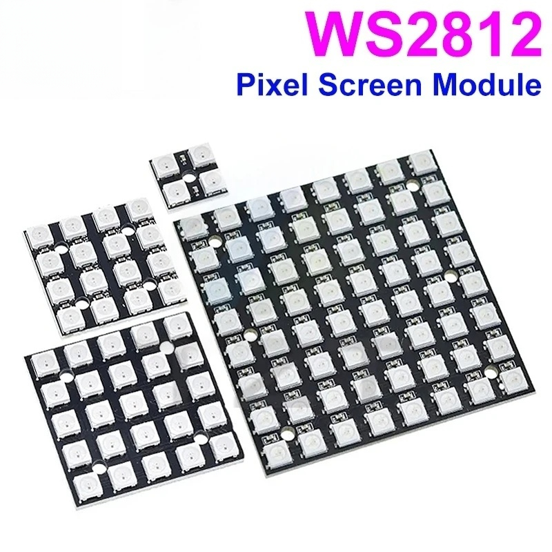 Rgb Led Matrix 8X8 - 신제품 WS2812 LED 5050 RGB 8x8