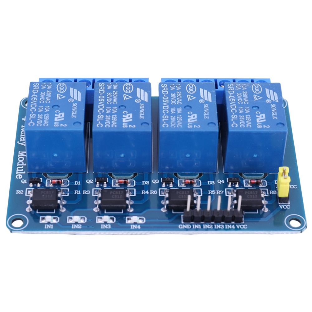 5V 12V 4채널 릴레이 보드(광커플러 릴레이 포함) - Home Automation Arduino 리뷰 및 가격
