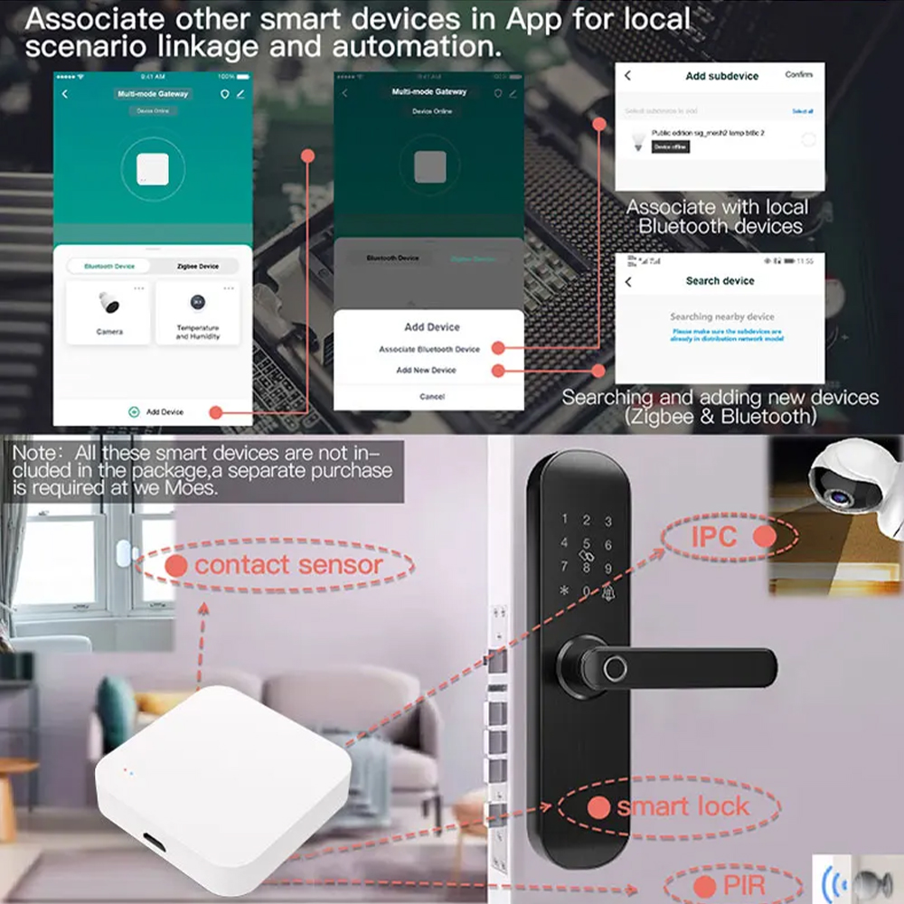 Tuya Zigbee 블루투스 멀티 모드 게이트웨이 허 - Home Automation Ideas 리뷰 및 가격