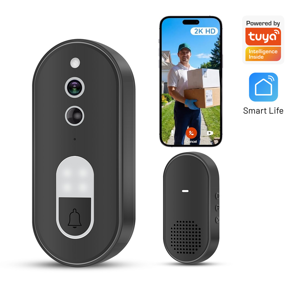 Tuya 1080P HD 무선 WiFi 비디오 초인종  - Smart Doorbell Wired 리뷰 및 가격