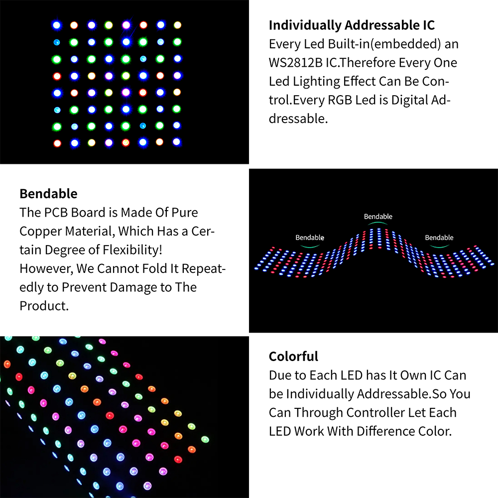 8X8 16X16 8X32 WS2812B USB 28키 - Rgb Led Matrix 8X8 리뷰 및 가격
