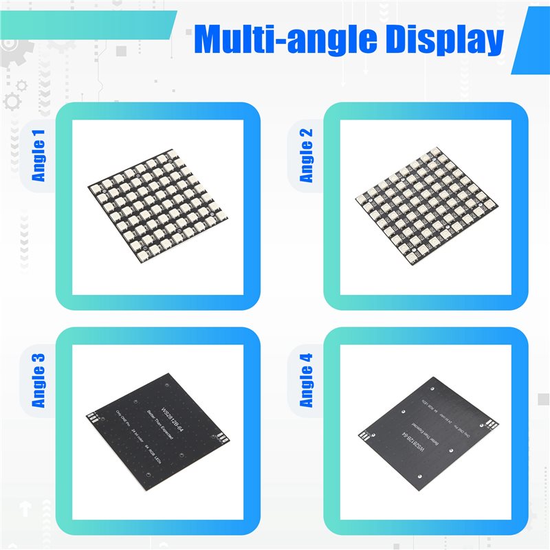 AT82-WS2812 LED 5050 RGB 8X8 L - Rgb Led Matrix 8X8 리뷰 및 가격