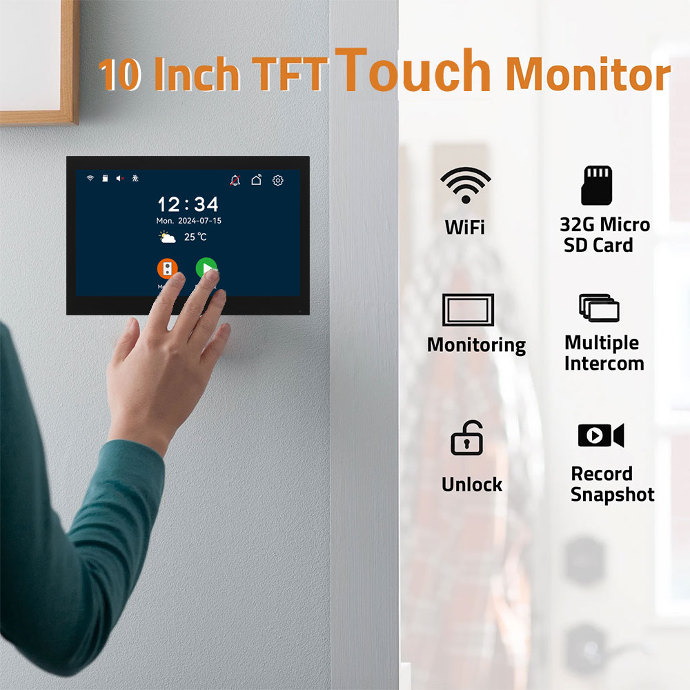 투야 1080P 5G 와이파이 7/10인치 2개 터치  - Smart Doorbell Wired 리뷰 및 가격