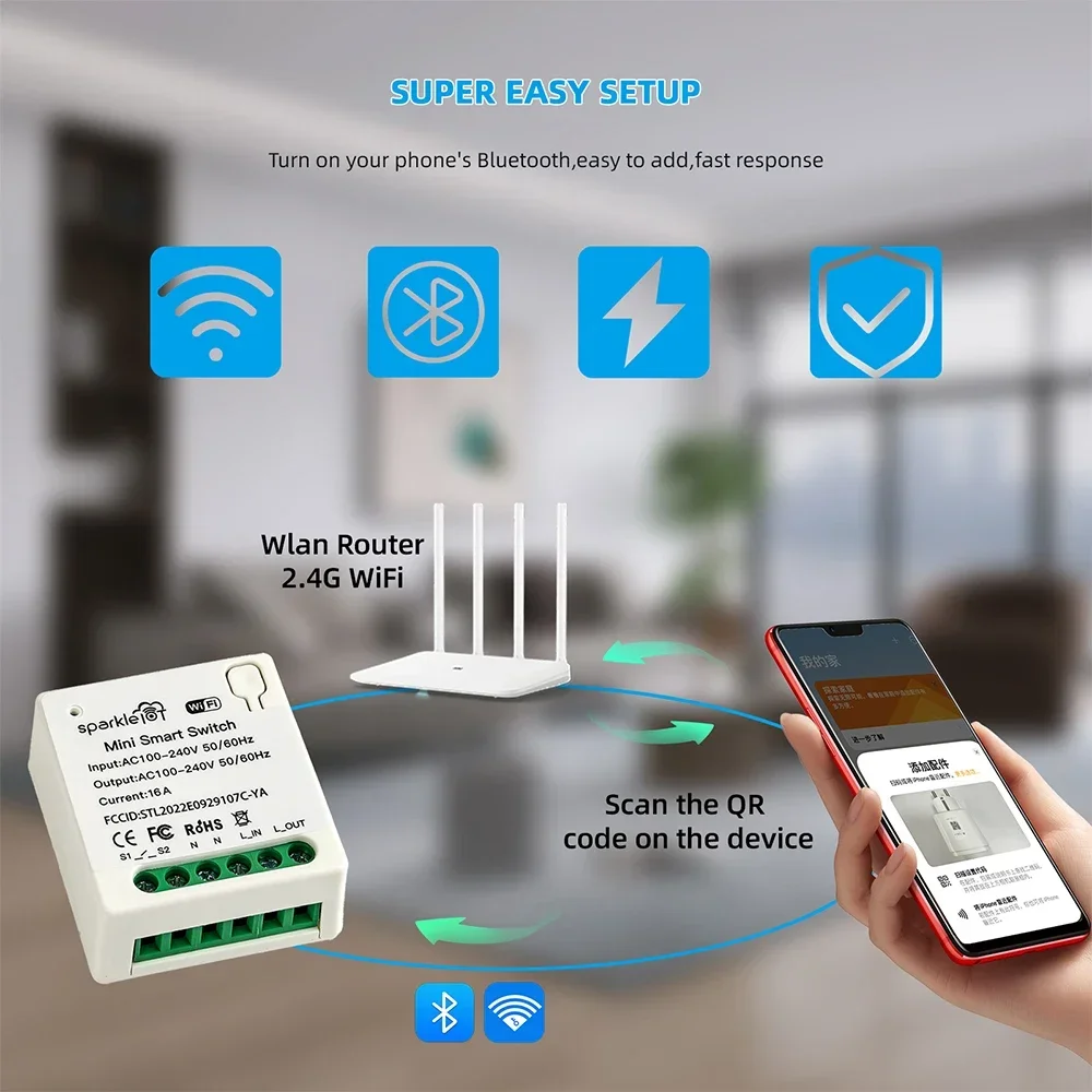 16A Matter WIFI 스마트 스위치 자동화 릴레 - Home Automation Tutorial 리뷰 및 가격