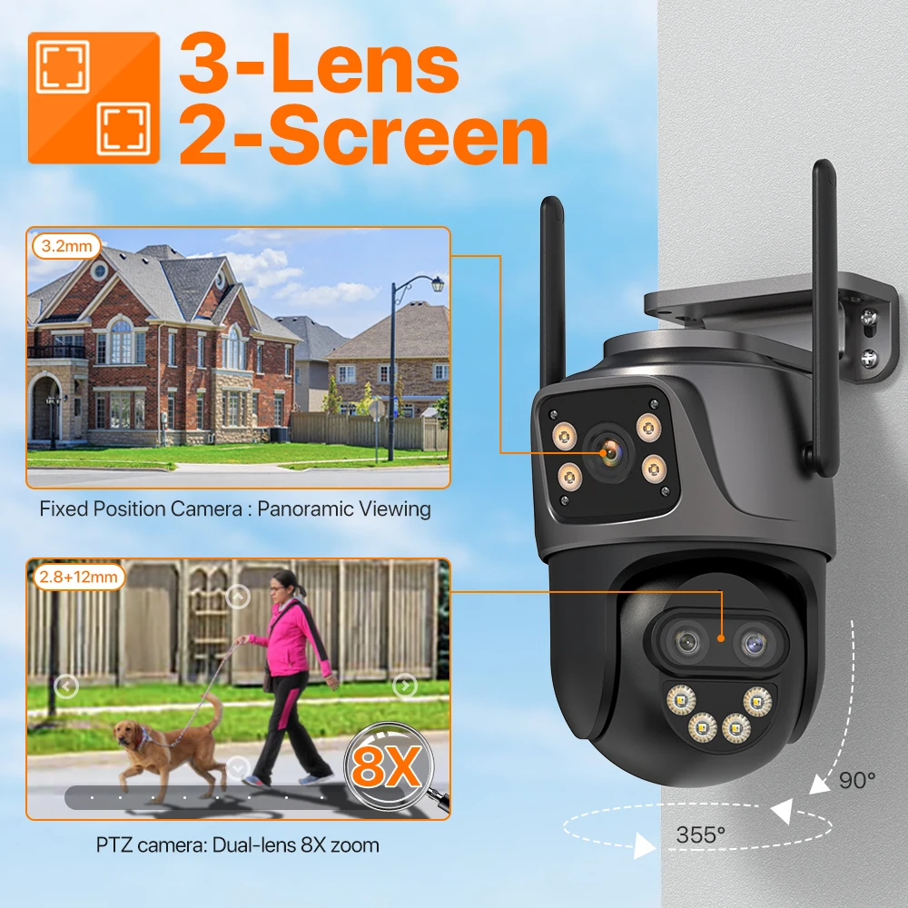 IP 카메라 6K 9MP HD WiFi 야외 카메라 8 - Eufy Camera E220 리뷰 및 가격