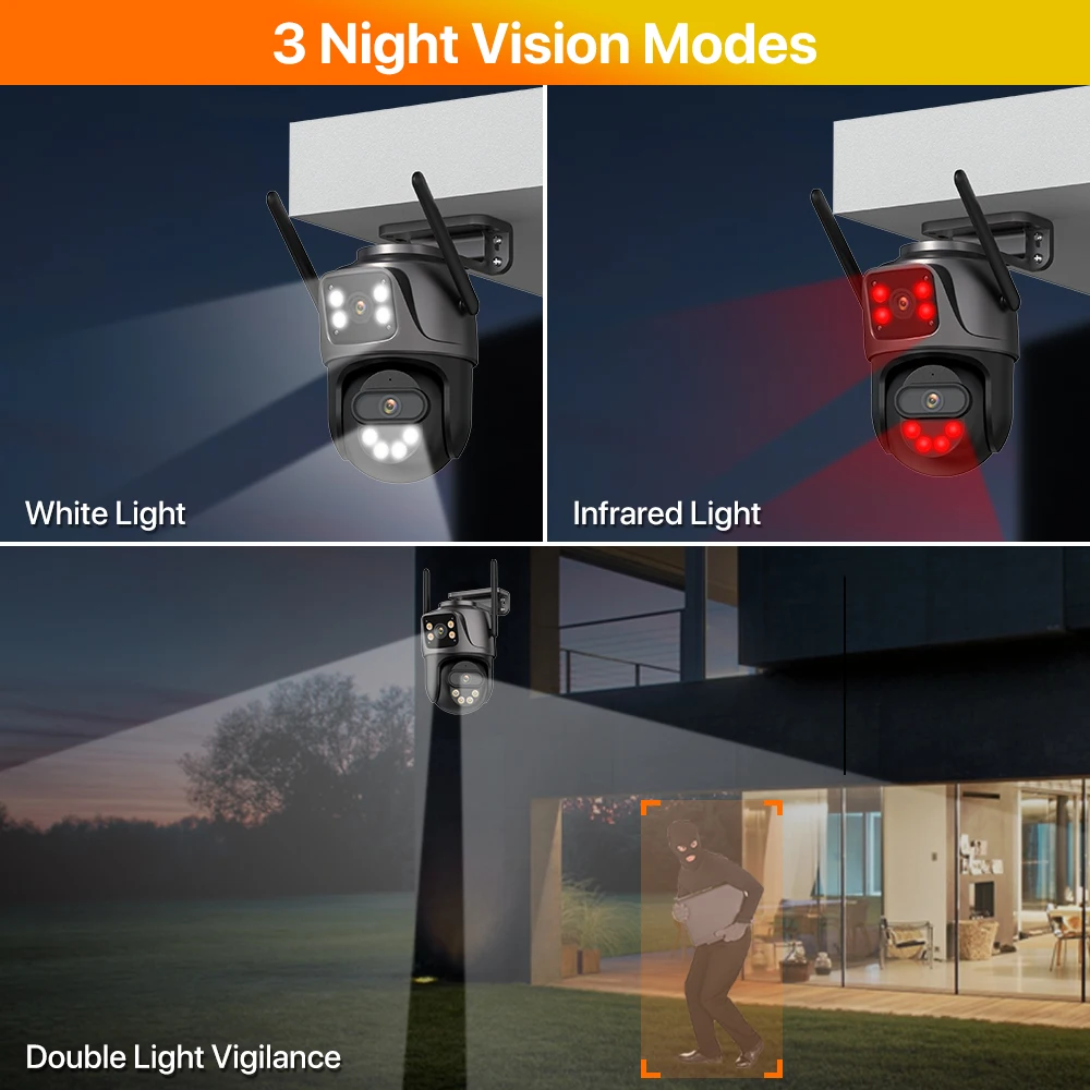 IP 카메라 6K 9MP HD WiFi 야외 카메라 8 - Eufy Camera E220 리뷰 및 가격