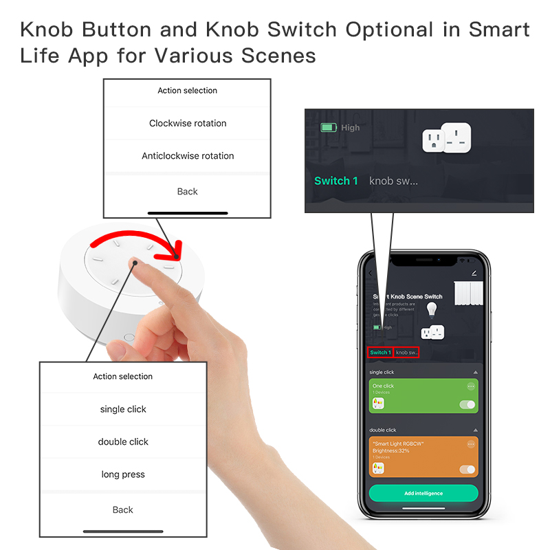 스마트 지그비 노브 스위치는 투야 스마트 라이프와 호환 - Home Automation Ideas 리뷰 및 가격
