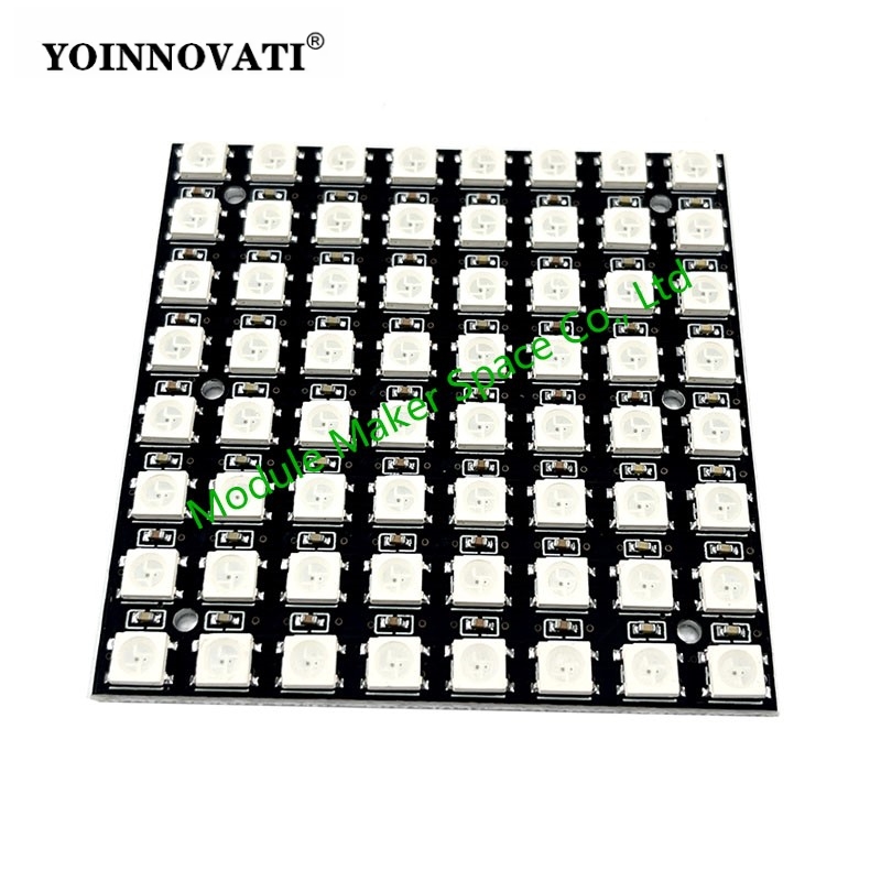 WS2812 LED 5050 RGB 8x8 LED 매트 - Rgb Led Matrix 8X8 리뷰 및 가격
