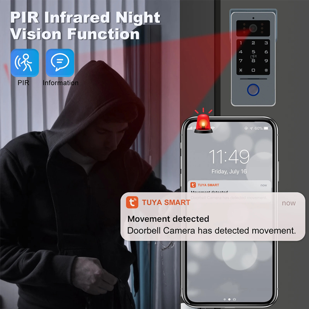 Tuya Wifi 7/10 인치 비디오 인터콤 키트 T - Smart Doorbell Wired 리뷰 및 가격