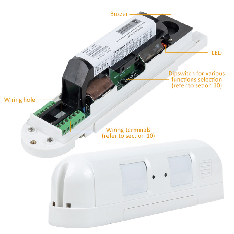 DC12V 유선 듀얼 커튼 PIR 모션 센서 안티 마스 - Motion Sensor Pir Wired 리뷰 및 가격
