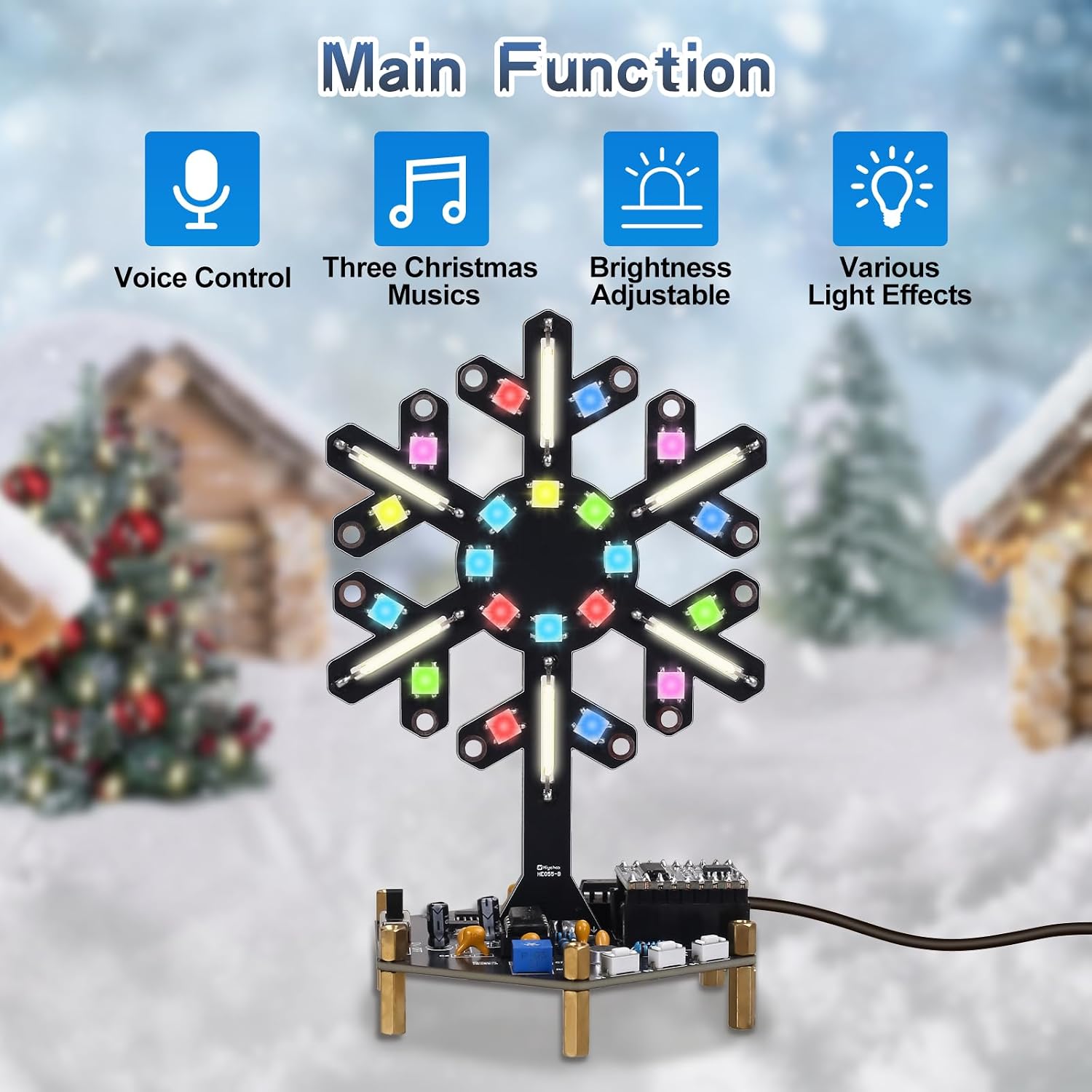 음성 제어 스펙트럼 조명 납땜 연습 키트 DIY LED - Home Automation System Diy 리뷰 및 가격