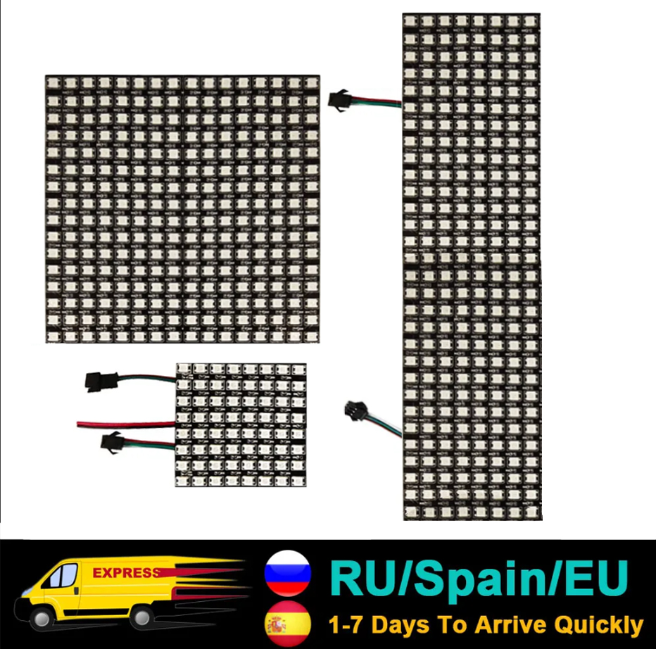 DC5V WS2812B 5050 RGB SMD 유연한  - Rgb Led Matrix 8X8 리뷰 및 가격